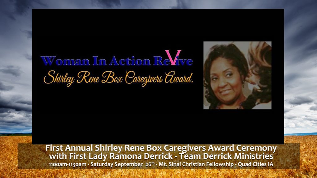 Shirley Rene Box Caregivers Award